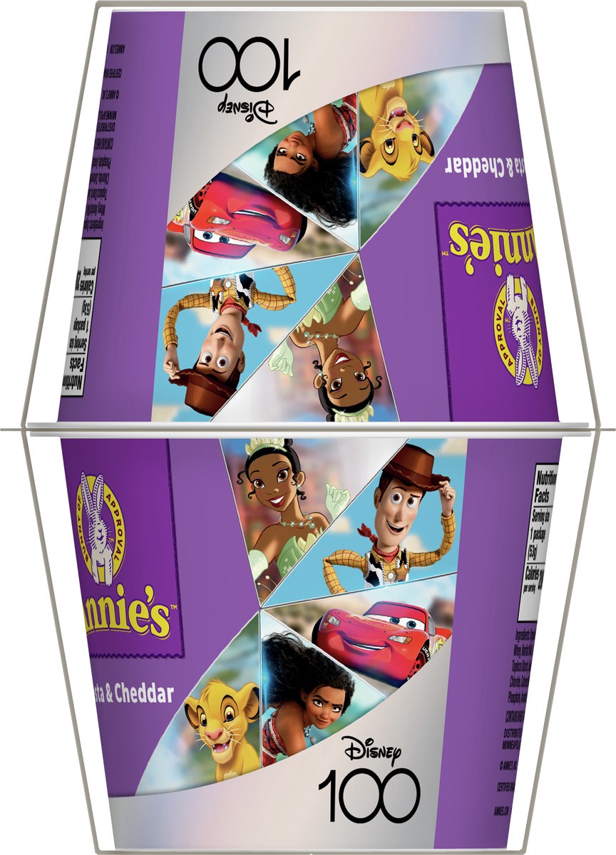 slide 4 of 9, Annie's Disney Pixar Macaroni and Cheese, Microwavable Pasta and Cheddar, 4 Cups, 7.48 oz, 4 ct