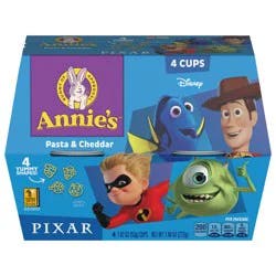 Annie's Disney Pixar Macaroni and Cheese, Microwavable Pasta and Cheddar, 4 Cups, 7.48 oz