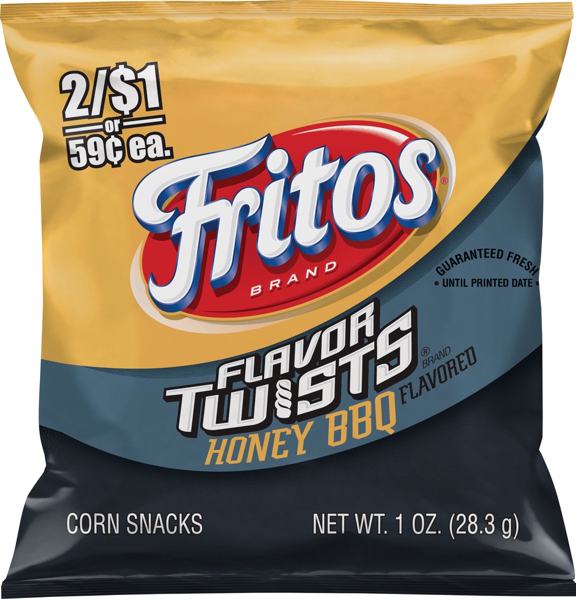 slide 4 of 8, Fritos Flavor Twists Corn Snacks Honey BBQ Flavored 1 Oz, 1 oz