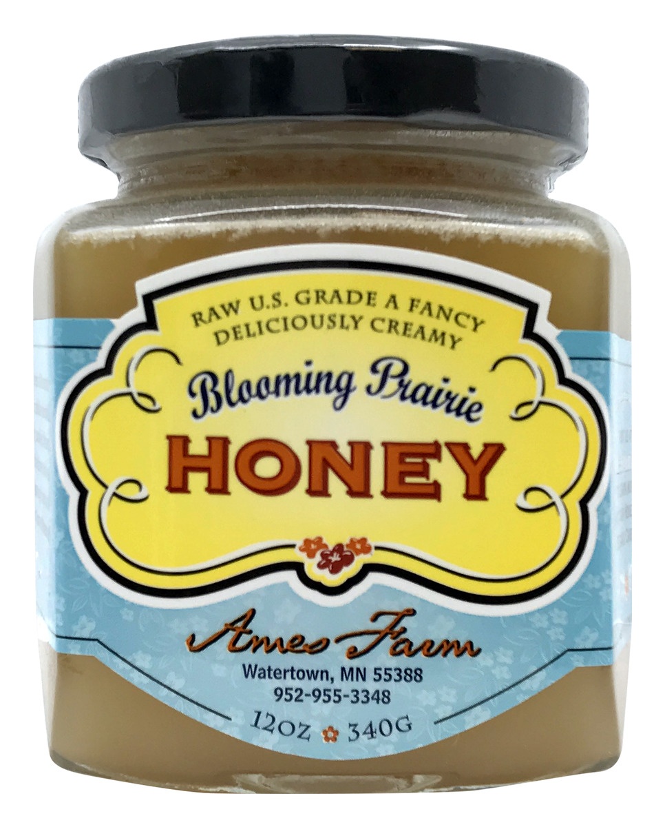 slide 1 of 1, Ames Farm Blooming Prairie Honey, 12 oz