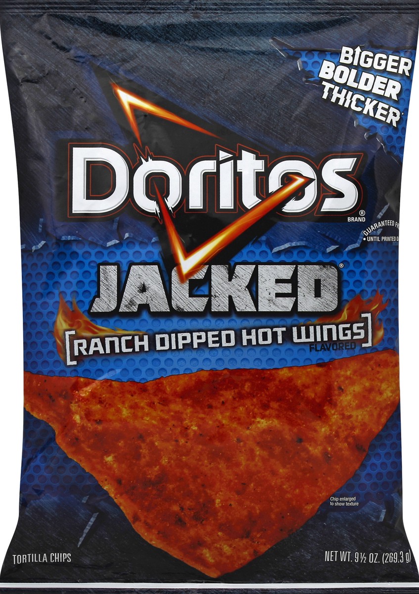 slide 1 of 6, Doritos Jacked Tortilla Chips 9.5 oz, 9.5 oz