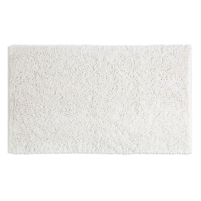 slide 1 of 5, SALT Noodle Woven Bath Rug - White, 1 ct