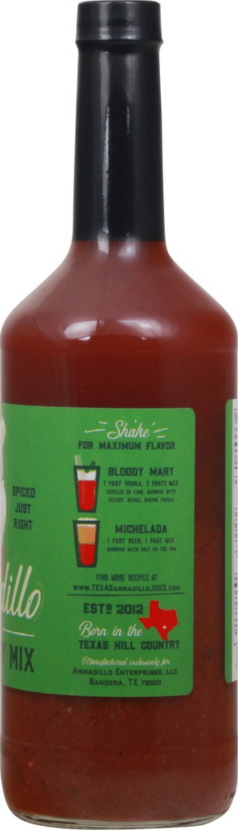 slide 13 of 14, Armadillo Texas Juice Bloody Mary Mix - 32 fl oz, 32 fl oz