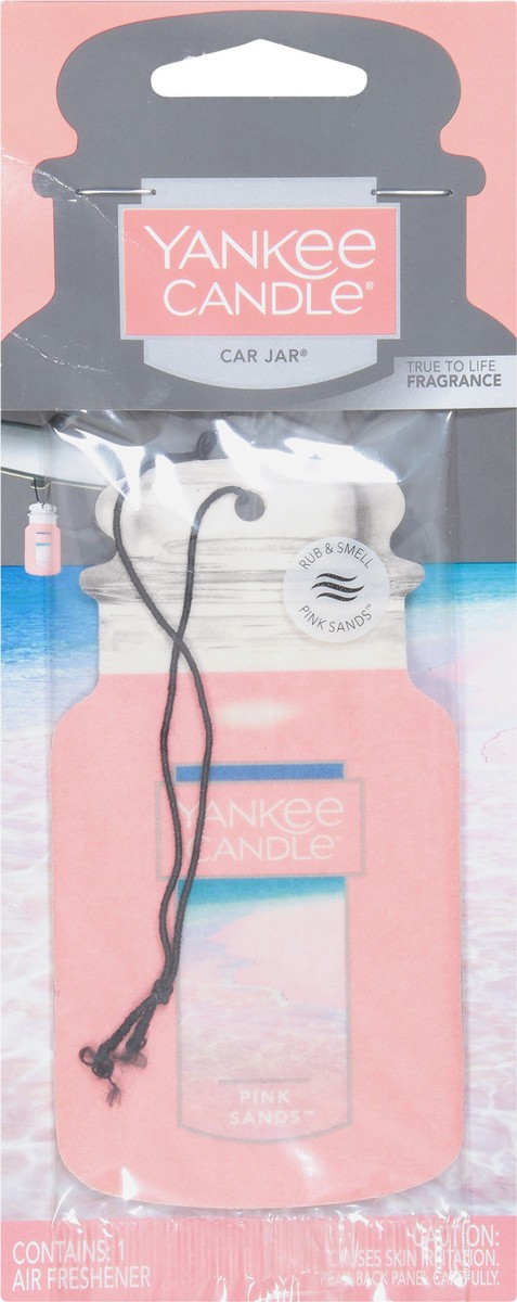 slide 6 of 9, Yankee Candle Car Jar Pink Sands Air Freshener 1 ea, 1 ct