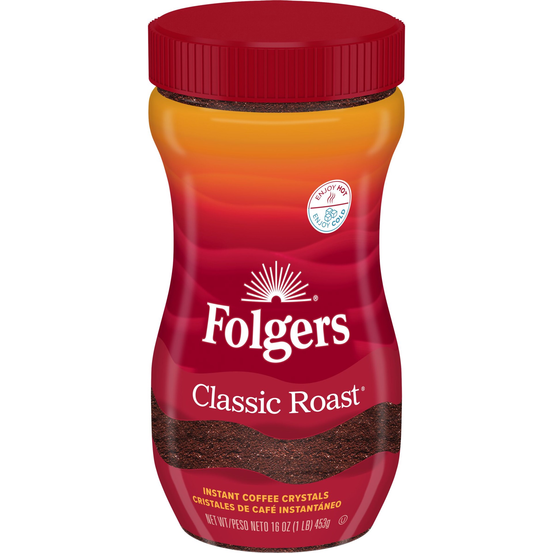 slide 1 of 6, Folgers Coffee, Unflavored, 16 oz