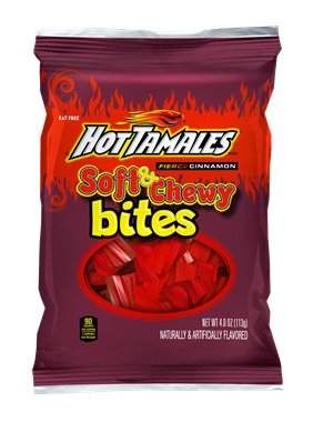 slide 1 of 1, Hot Tamales Fierce Cinnamon Bites, 4 oz