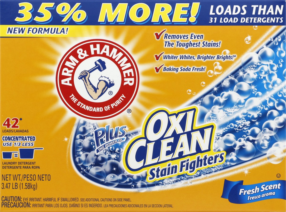 slide 2 of 5, Arm & Hammer Fresh Powder Laundry Detergent, 3.57 lb