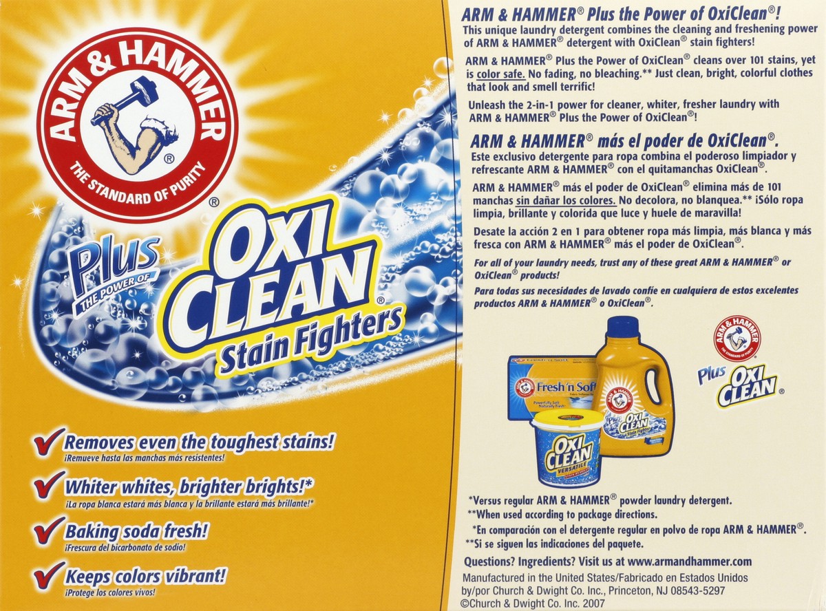 slide 3 of 5, Arm & Hammer Fresh Powder Laundry Detergent, 3.57 lb