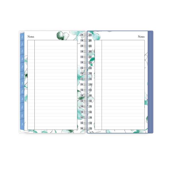 slide 5 of 5, Blue Sky Frosted Weekly/Monthly Planner, 3-5/8'' X 6-1/8'', Lindley, January To December 2022, 133946, 1 ct