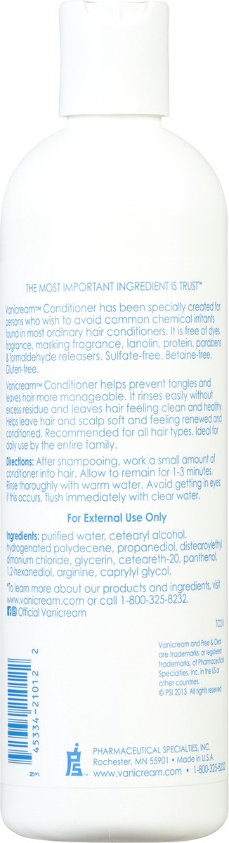 slide 5 of 9, Vanicream Free & Clear Hair Conditioner, 12 fl oz