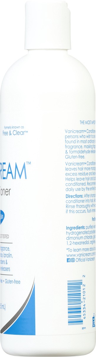 slide 8 of 9, Vanicream Free & Clear Hair Conditioner, 12 fl oz