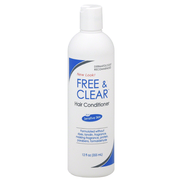 slide 1 of 1, Free & Clear Hair Conditioner For Sensitive Skin, 12 oz