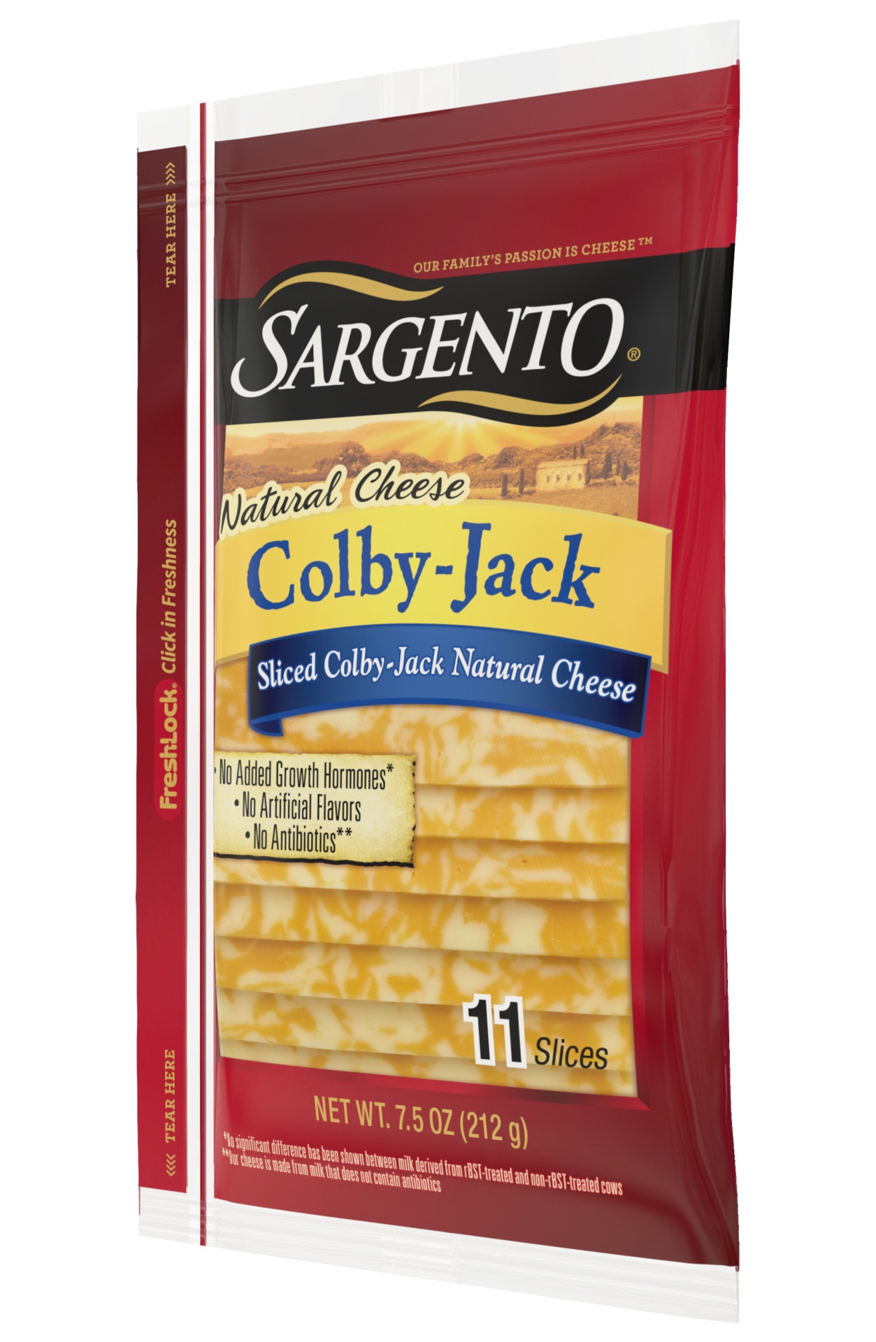 slide 7 of 13, Sargento Natural Deli Style Sliced Colby Monterey Jack Cheese, 7.5 oz