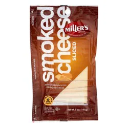 Miller's Millers Cheese Sliced Hickory Smoked Cheese - 5 Oz
