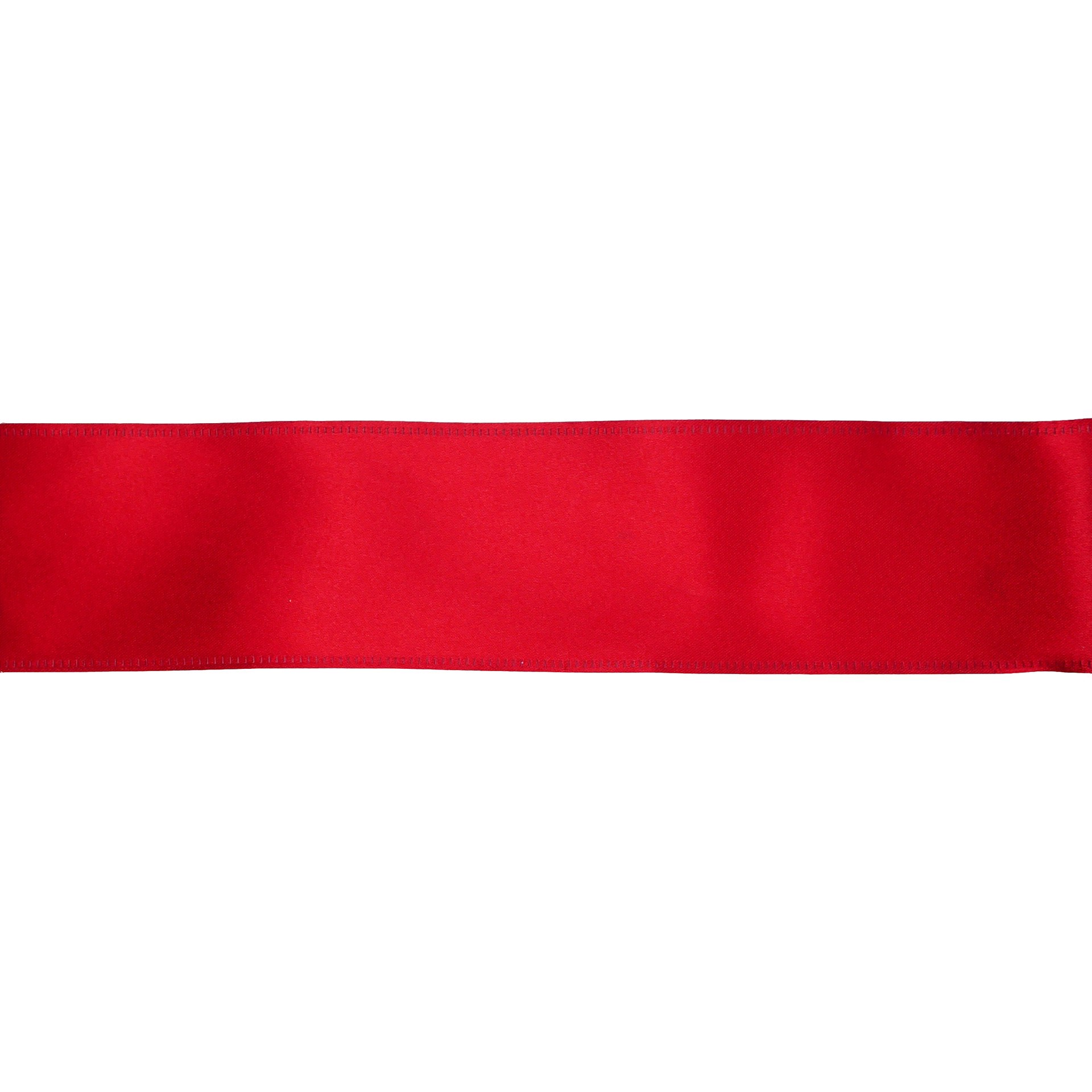 slide 3 of 3, 2.5" X 20ft. Red Wired Sateen Ribbon By Celebrate It, 2.5 in x 20 ft