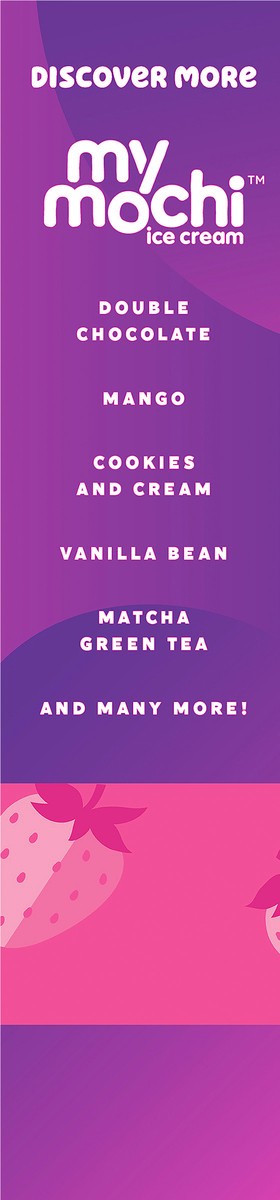 slide 6 of 14, My/Mochi Ice Cream Strawberry, 6CT, 6 ct