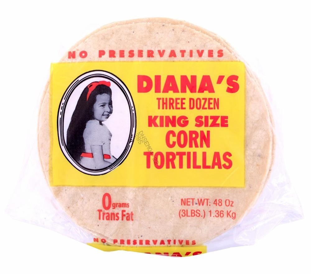 slide 3 of 4, Diana's King Size Three Dozen Yellow Corn Tortillas, 30 ct; 40 oz