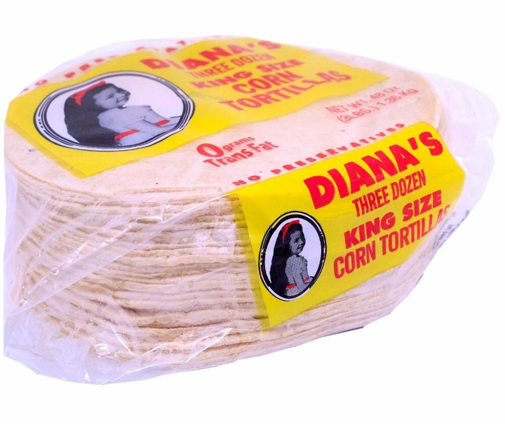 slide 4 of 4, Diana's King Size Three Dozen Yellow Corn Tortillas, 30 ct; 40 oz