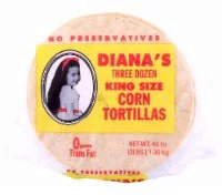Diana's King Size Three Dozen Yellow Corn Tortillas