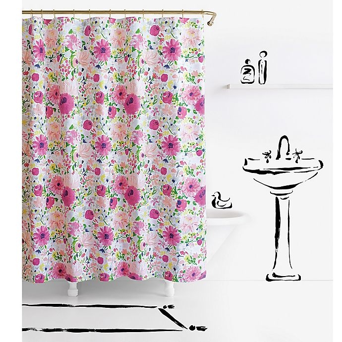 slide 1 of 1, Kate Spade New York Dahlia Shower Curtain, 1 ct
