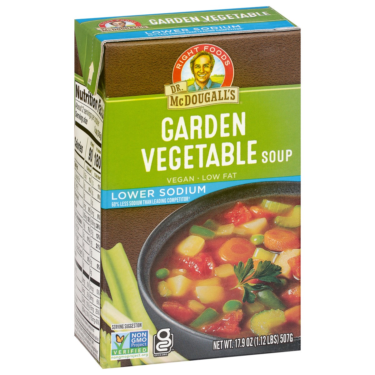 slide 4 of 9, Dr. McDougall's Garden Vegetable Soup 17.9 oz, 17.9 oz