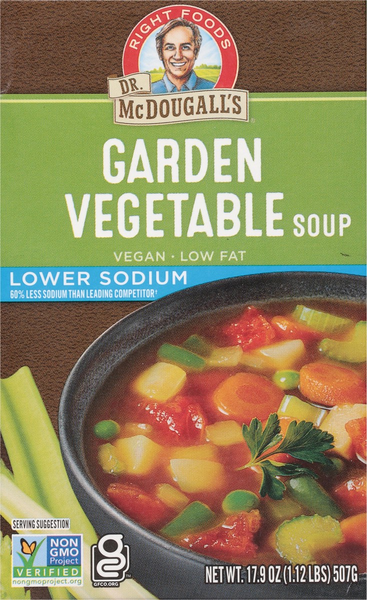 slide 7 of 9, Dr. McDougall's Garden Vegetable Soup 17.9 oz, 17.9 oz