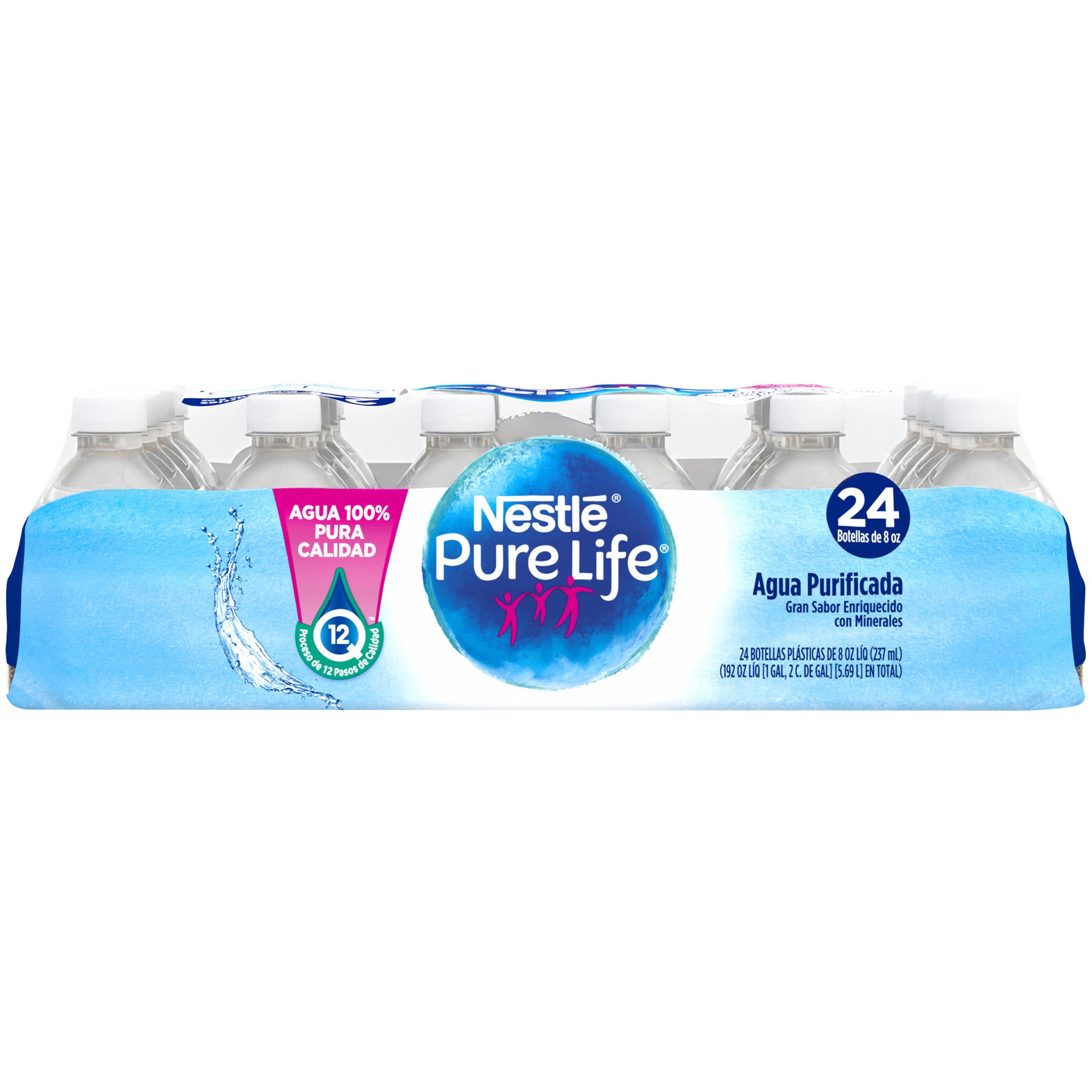 slide 5 of 5, Purified Water Nestlé Pure Life Bottles, 24 ct; 8 fl oz