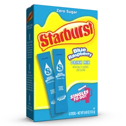 Starburst Drink Sticks Blue Raspberry 6ct