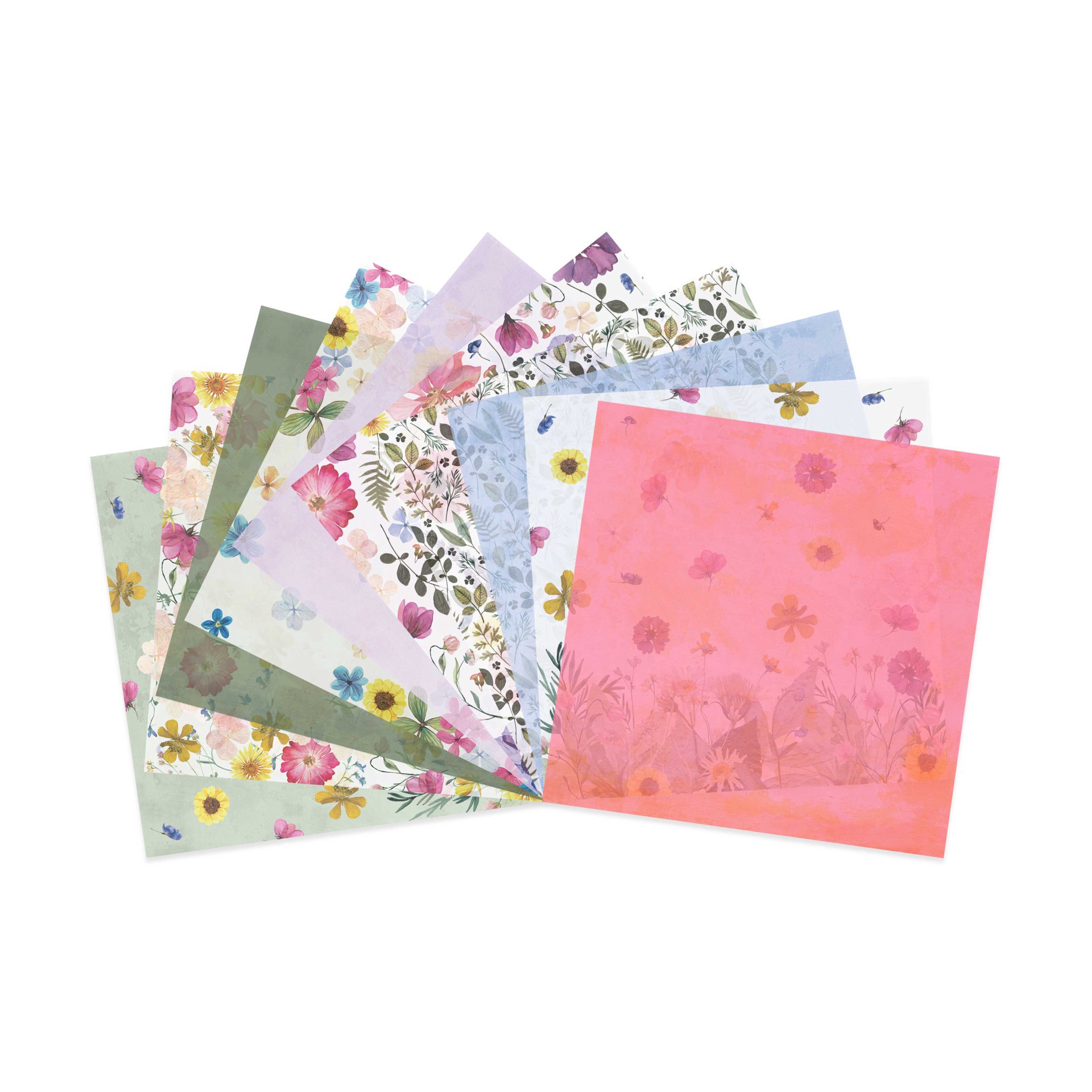 slide 4 of 5, 12" X 12" Colorful Vellum Paper Pad By Recollections, 20 Sheets, 12 in x 12 in