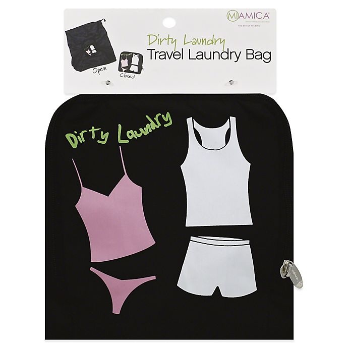 slide 3 of 3, Miamica Dirty Laundry Travel Laundry Bag, 1 ct