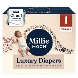 Millie Moon Luxury Diapers Size 1 - 108ct