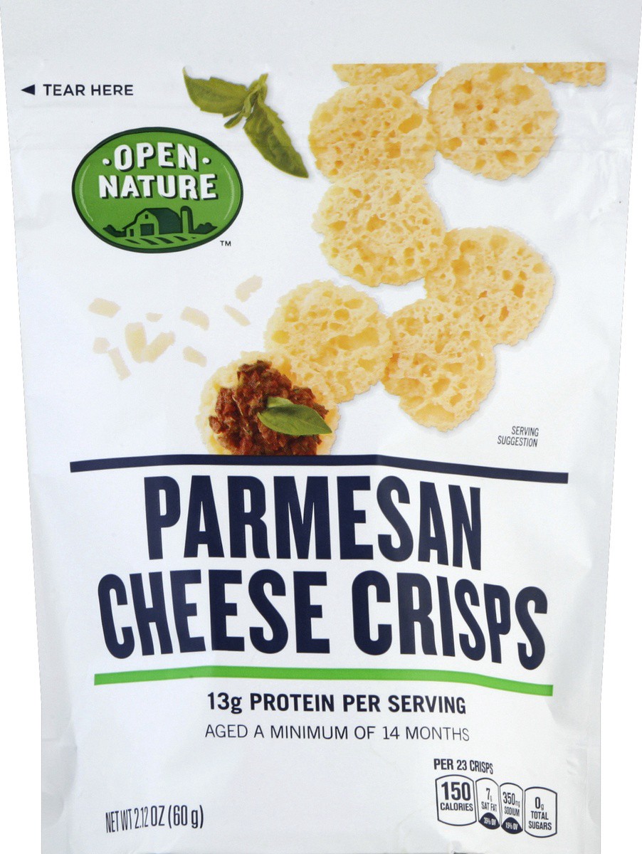 slide 2 of 5, Open Nature Parmesan Cheese Crisps, 2.12 oz