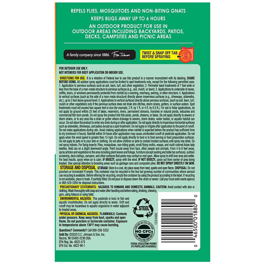 slide 4 of 5, OFF! Outdoor Fogger 16 oz, 16 oz