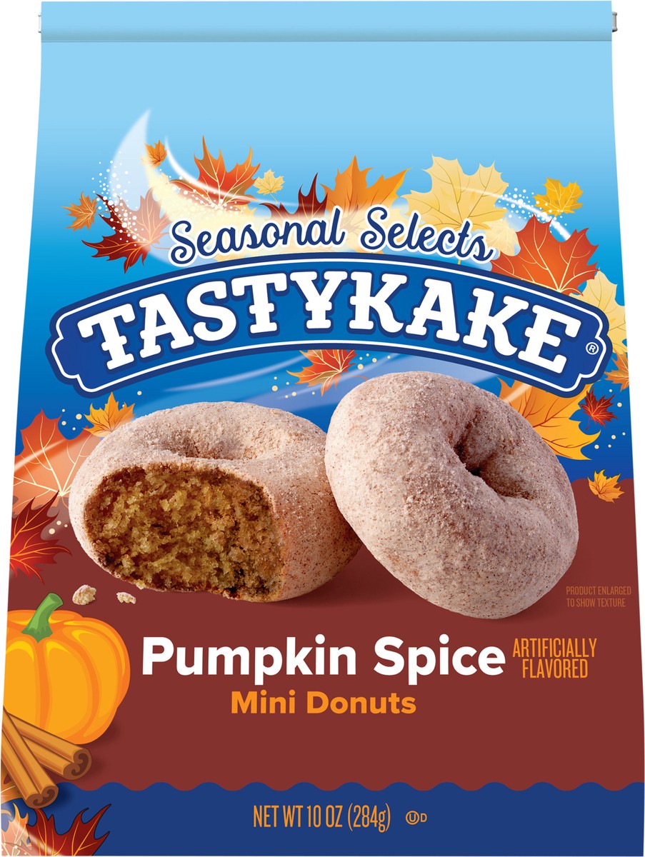 slide 9 of 14, Tastykake Pumpkin Spice Mini Donuts 10 oz. Bag, 10 oz