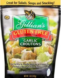 Gillian's Gourmet Cut Garlic Croutons 5 oz