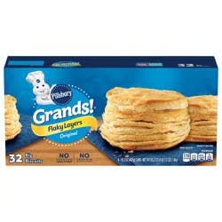 Grands! Flaky Layers Biscuits, 32 Biscuits, 65.2 oz
