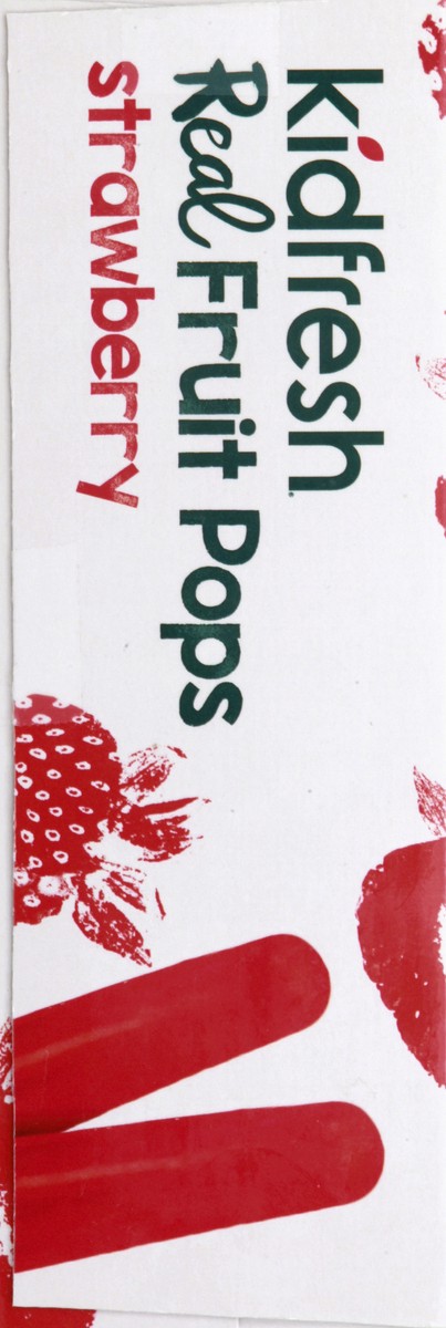 slide 11 of 13, Kidfresh 8 Pack Strawberry Fruit Pops 8 ea, 8 ct