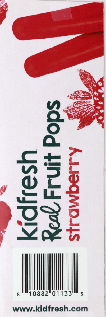 slide 5 of 13, Kidfresh 8 Pack Strawberry Fruit Pops 8 ea, 8 ct