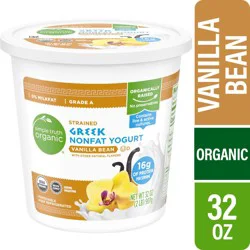 Simple Truth Organic Nonfat Vanilla Bean Greek Yogurt