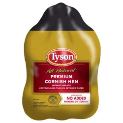 Tyson Frozen Premium Whole Cornish Hen, 1.38 lb. (Frozen)