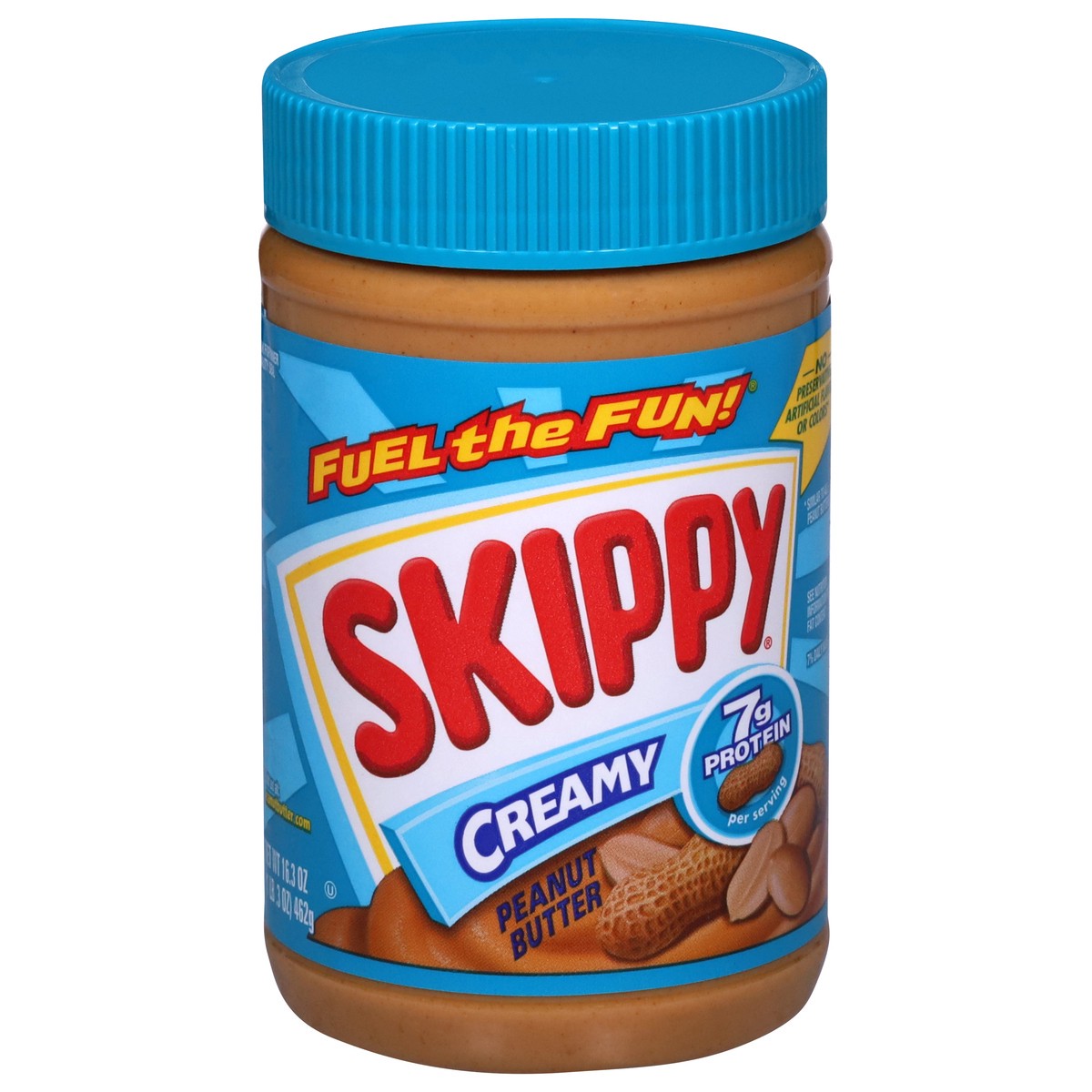 slide 1 of 19, Skippy Creamy Peanut Butter 16.3 oz, 16.3 oz