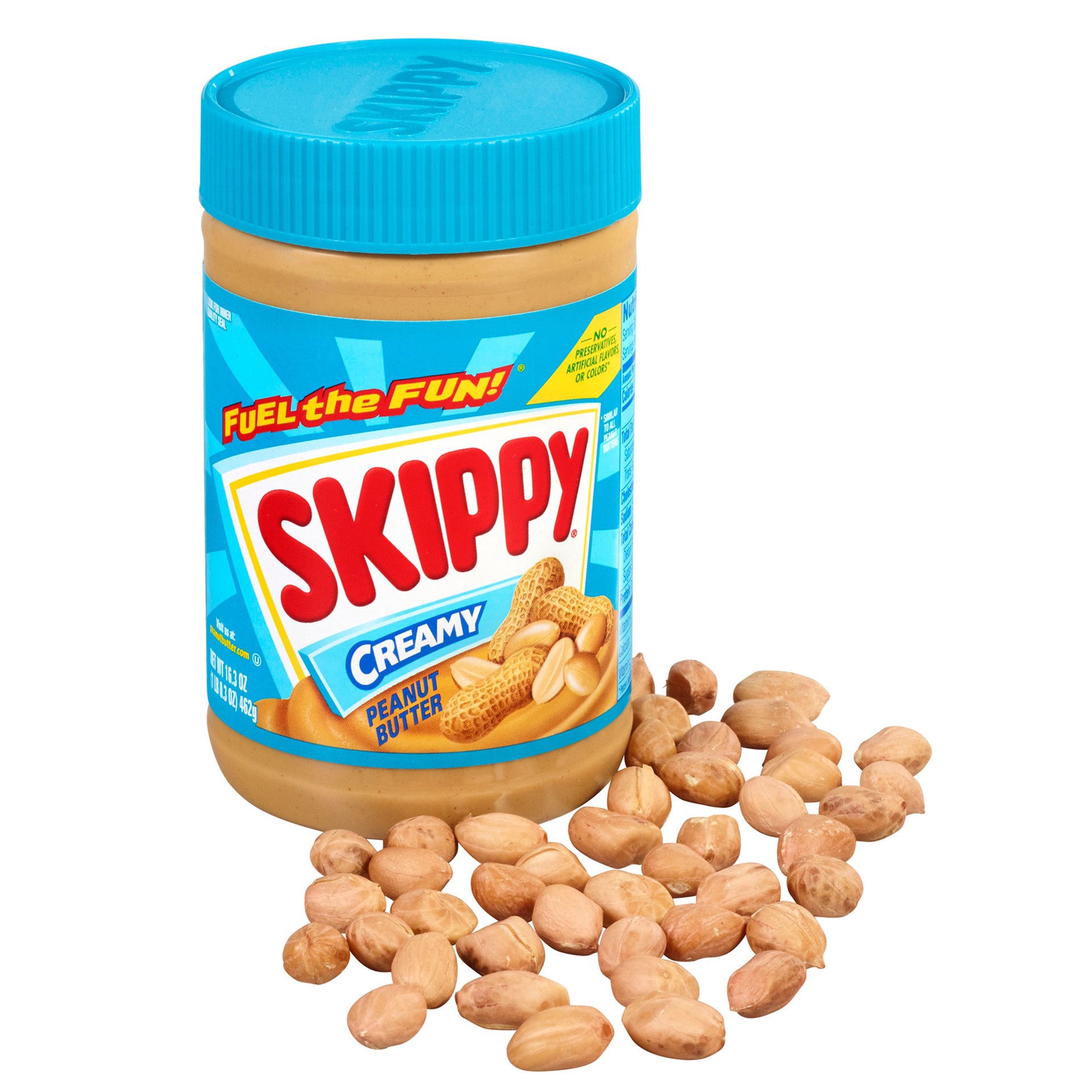 slide 9 of 19, Skippy Creamy Peanut Butter 16.3 oz, 16.3 oz