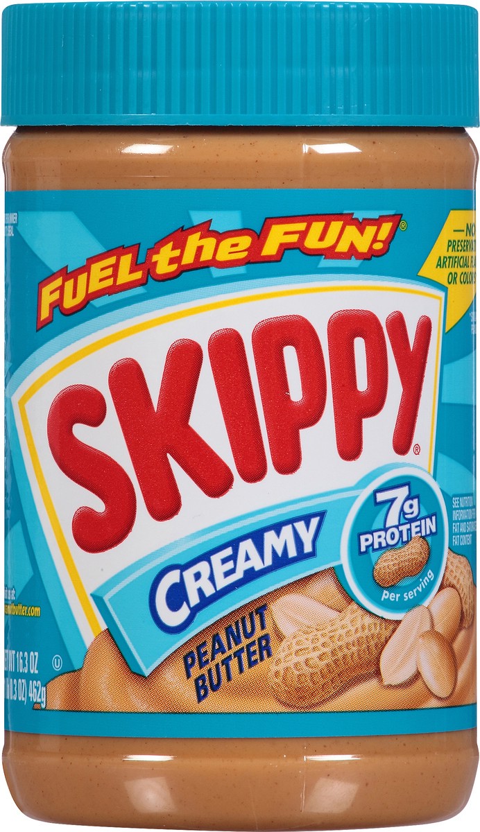 slide 1 of 19, Skippy Creamy Peanut Butter 16.3 oz, 16.3 oz