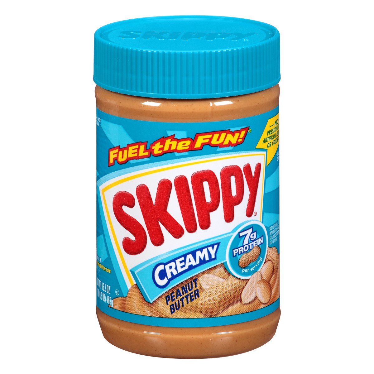 slide 1 of 19, Skippy Creamy Peanut Butter 16.3 oz, 16.3 oz