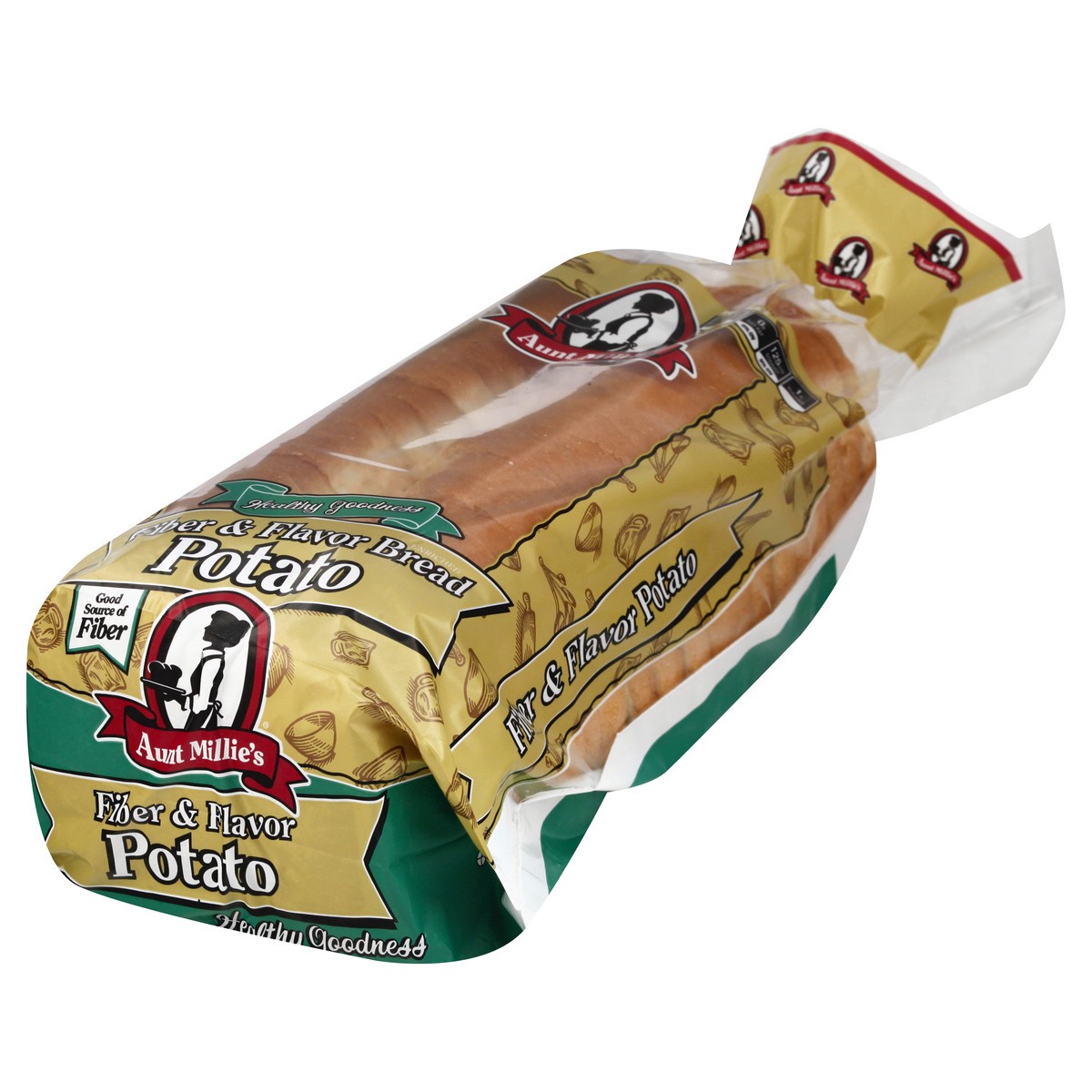 slide 3 of 9, Aunt Millie's Fiber & Flavor Potato Bread, 22 oz, 22 oz