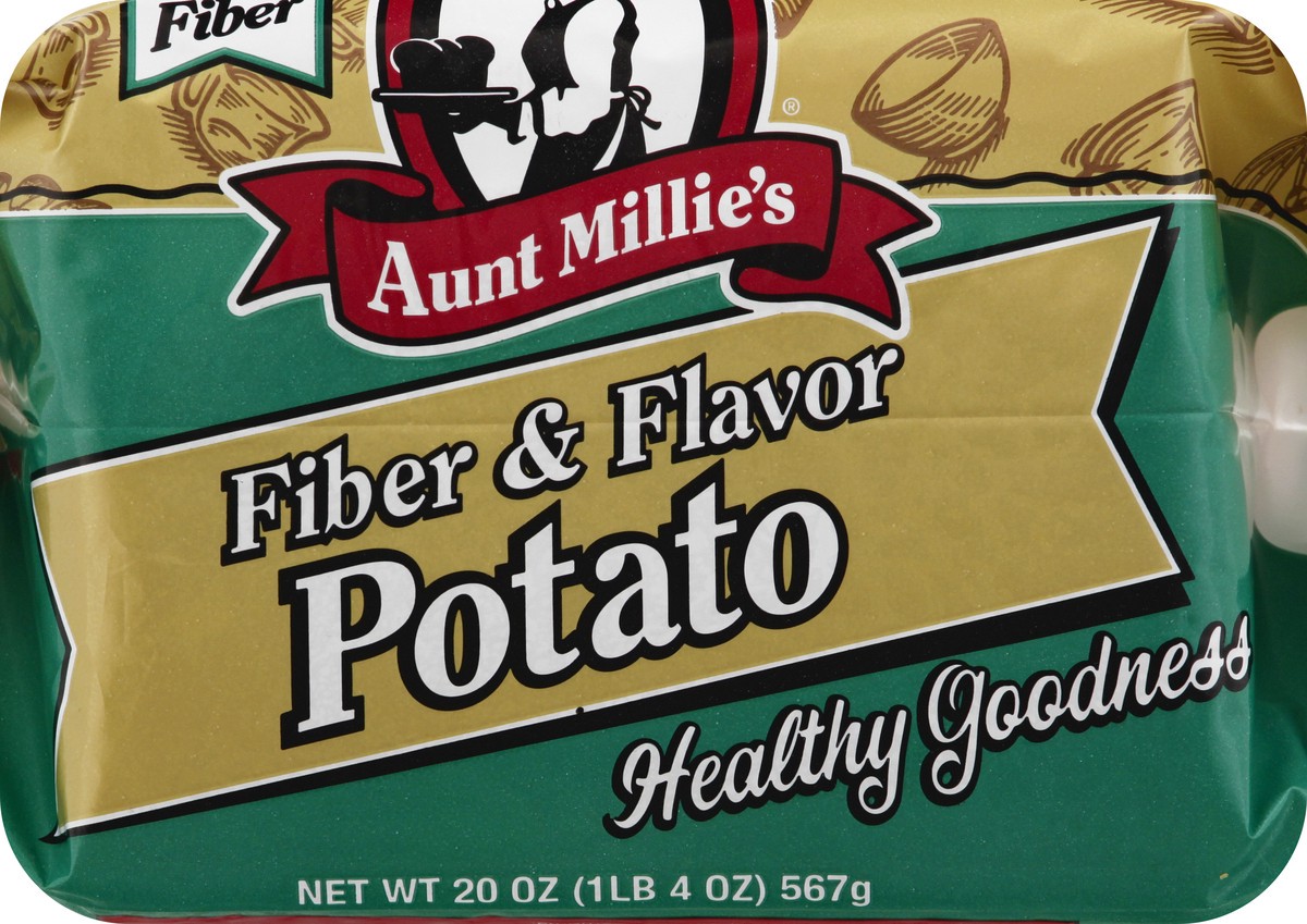 slide 8 of 9, Aunt Millie's Fiber & Flavor Potato Bread, 22 oz, 22 oz