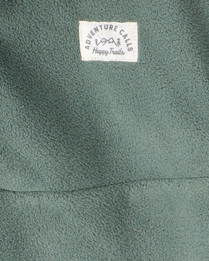 slide 2 of 3, Littleplanet Girls Recycled Microfleece Pullover Fern Green 7, 1 ct