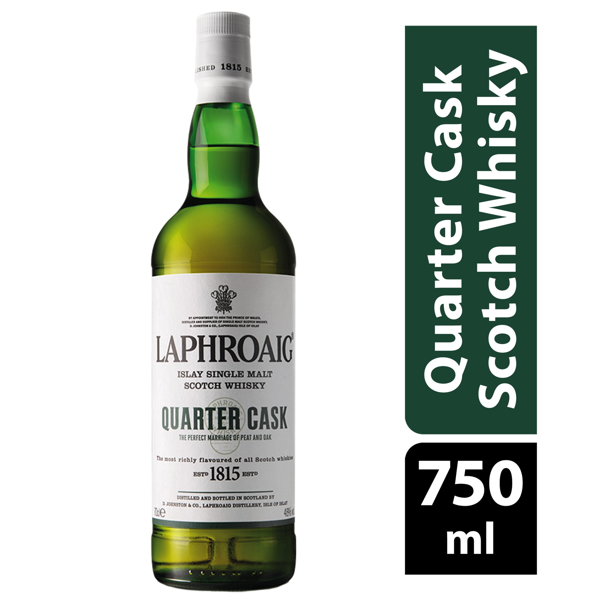 slide 1 of 2, Laphroaig Quarter Cask Islay Single Malt Scotch Whisky 750 ml, 750 ml