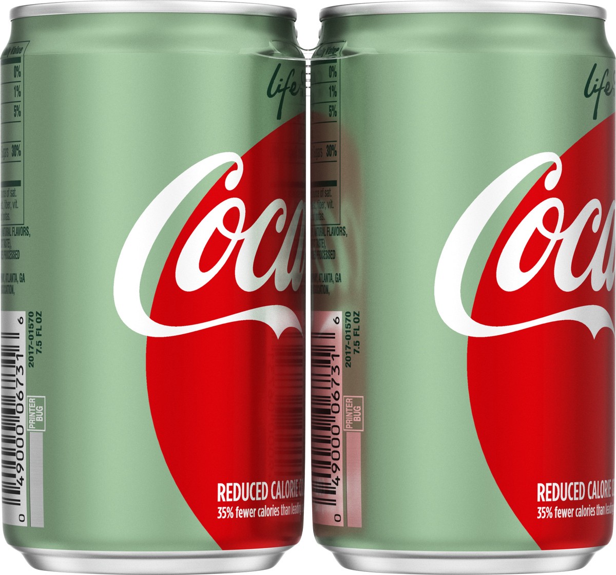 slide 6 of 7, Coca-Cola Life Soda Soft Drink, 7.5 fl oz, 6 Pack, 6 ct; 7.5 fl oz