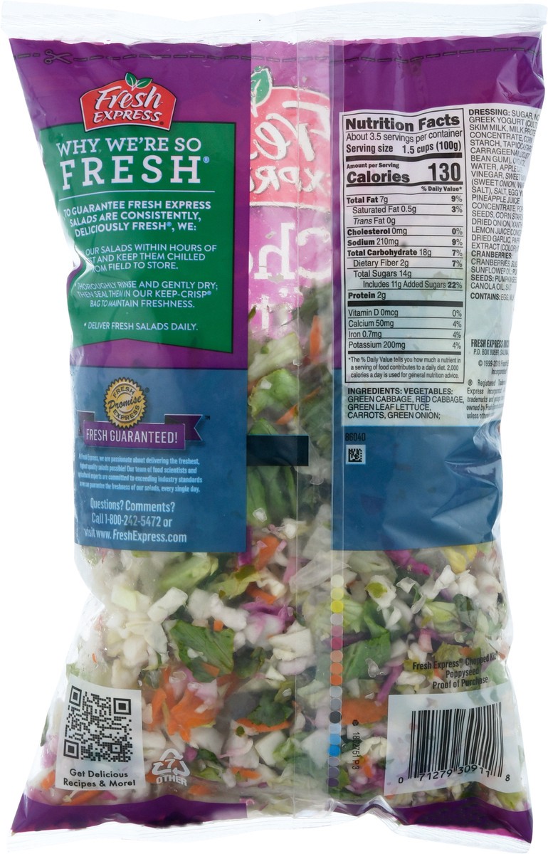 slide 7 of 9, Fresh Express Poppyseed Chopped Salad Kit, 1 ct